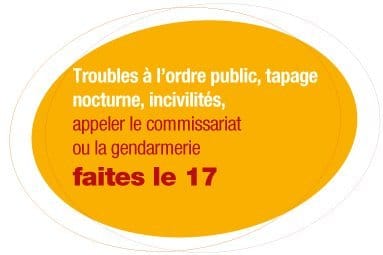 Tapage nocturne, incivilités, contacter la gendarmerie ou le commissariat