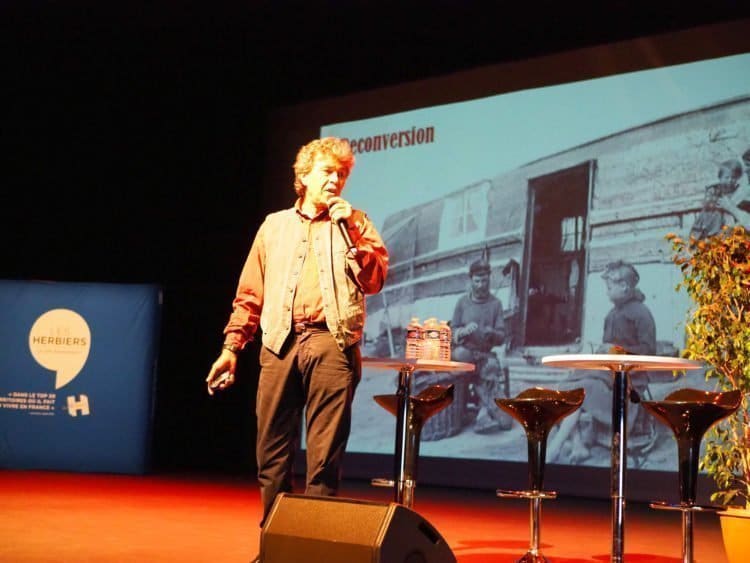 Patrick Kamoun, lors de son intervention au 15000e logement de Vendée Habitat