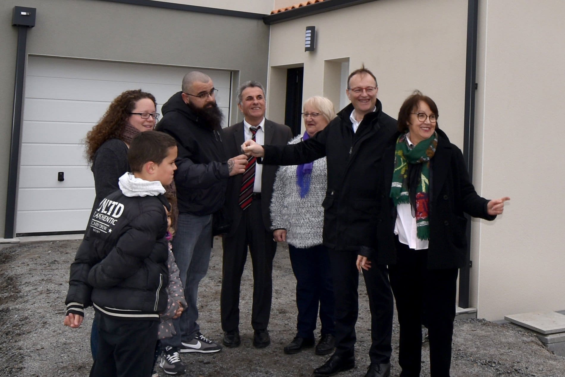 Remise de clés d'1 PSLA - Le Perrier