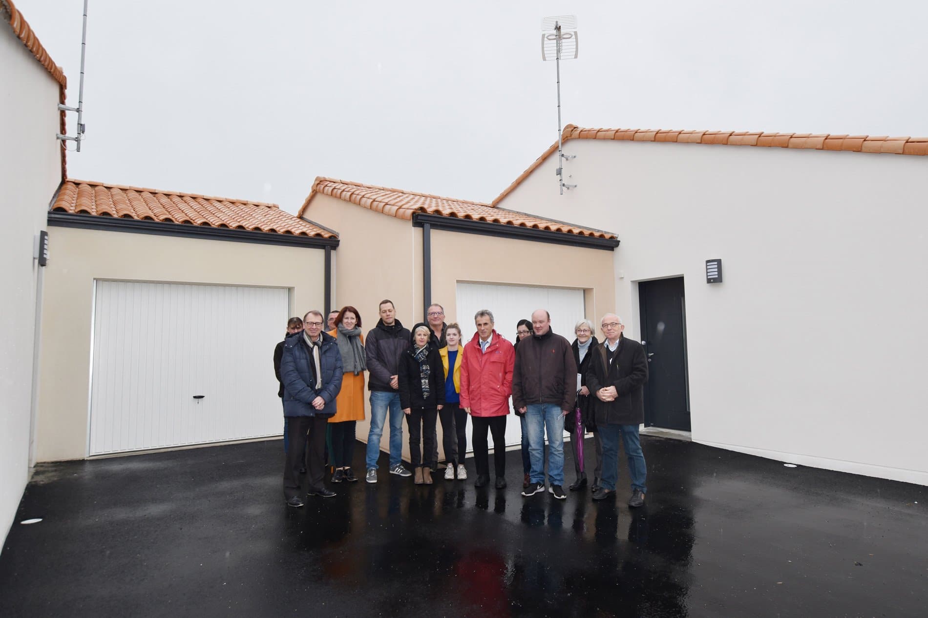 Remise de clés de 3 logements à La Mothe Achard (Les Achards)