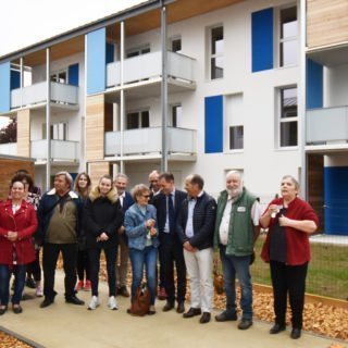 Remise des clés des 12 nouveaux logements à Mortagne-sur-Sèvre