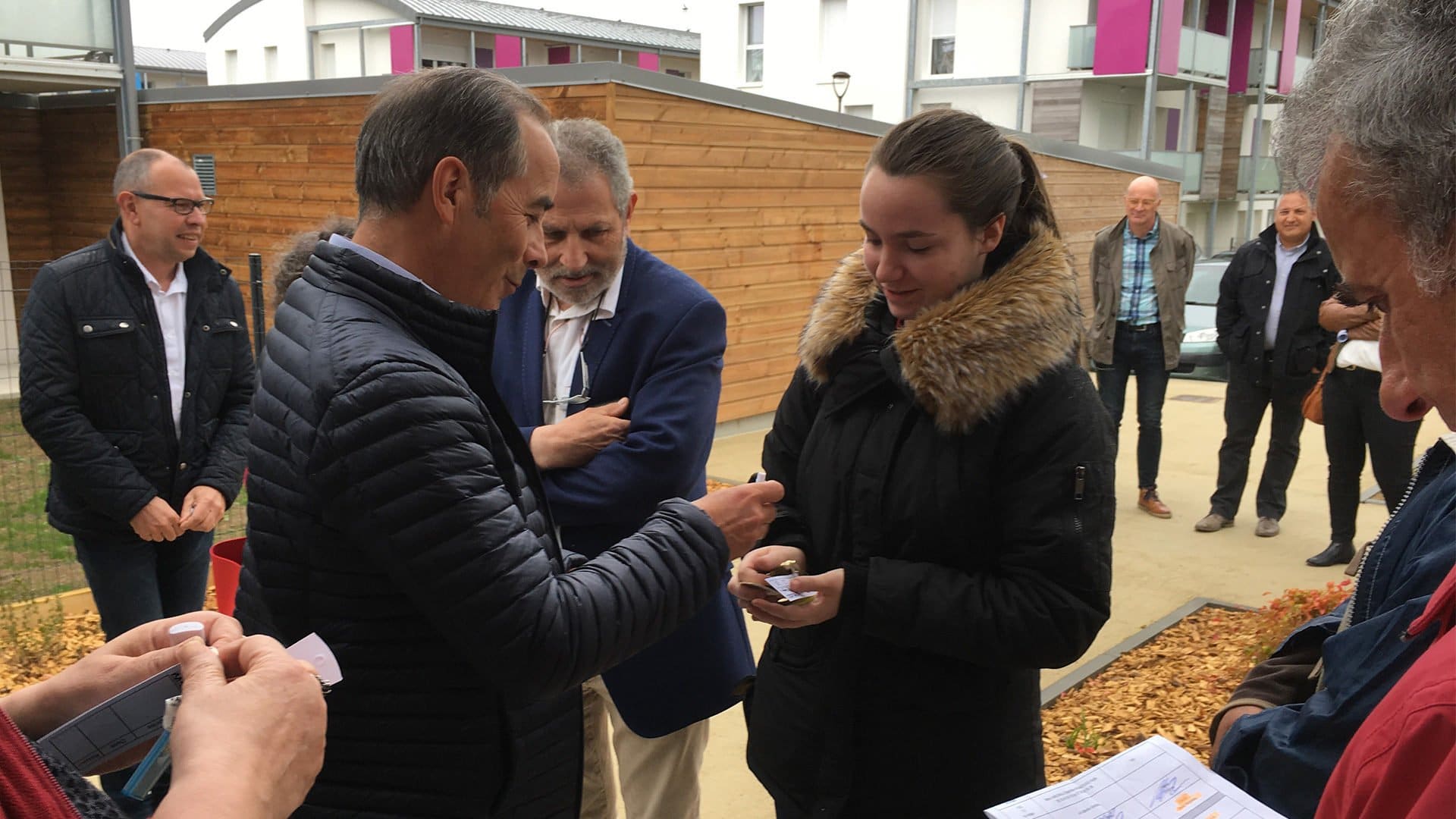 Remise des clés des 12 nouveaux logements à Mortagne-sur-Sèvre