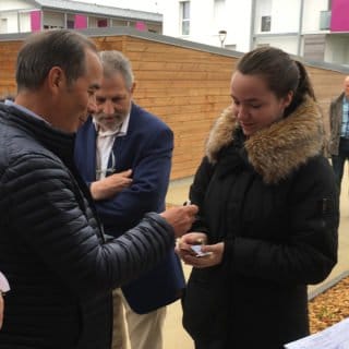 Remise des clés des 12 nouveaux logements à Mortagne-sur-Sèvre