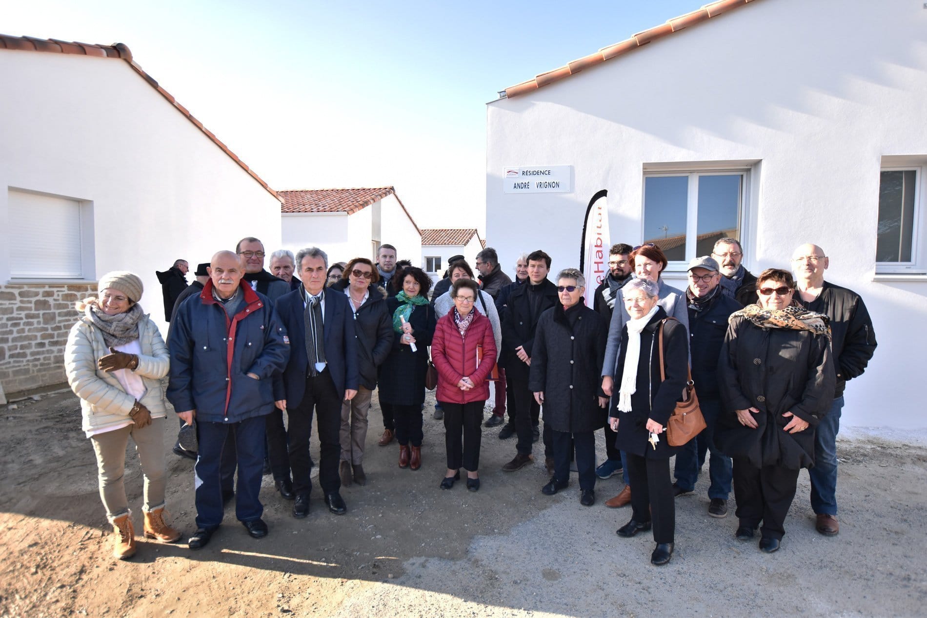 Les nouveaux locataires de la résidence Alain VRIGNAUD à Saint Georges de Pointindoux