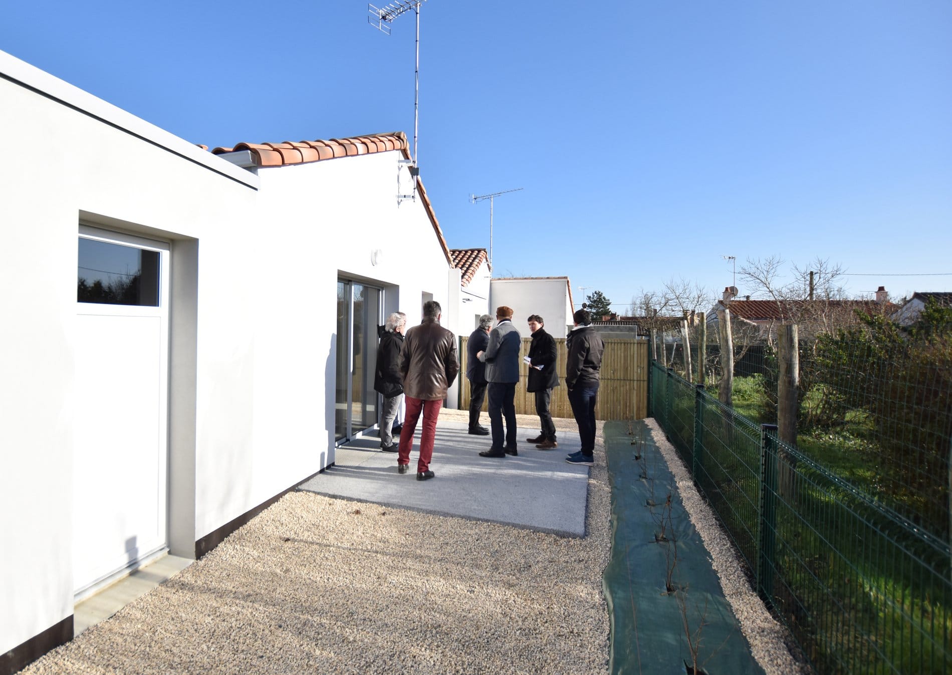 Remise de clés des logements locatifs à Saint-Georges-de-Pointindoux