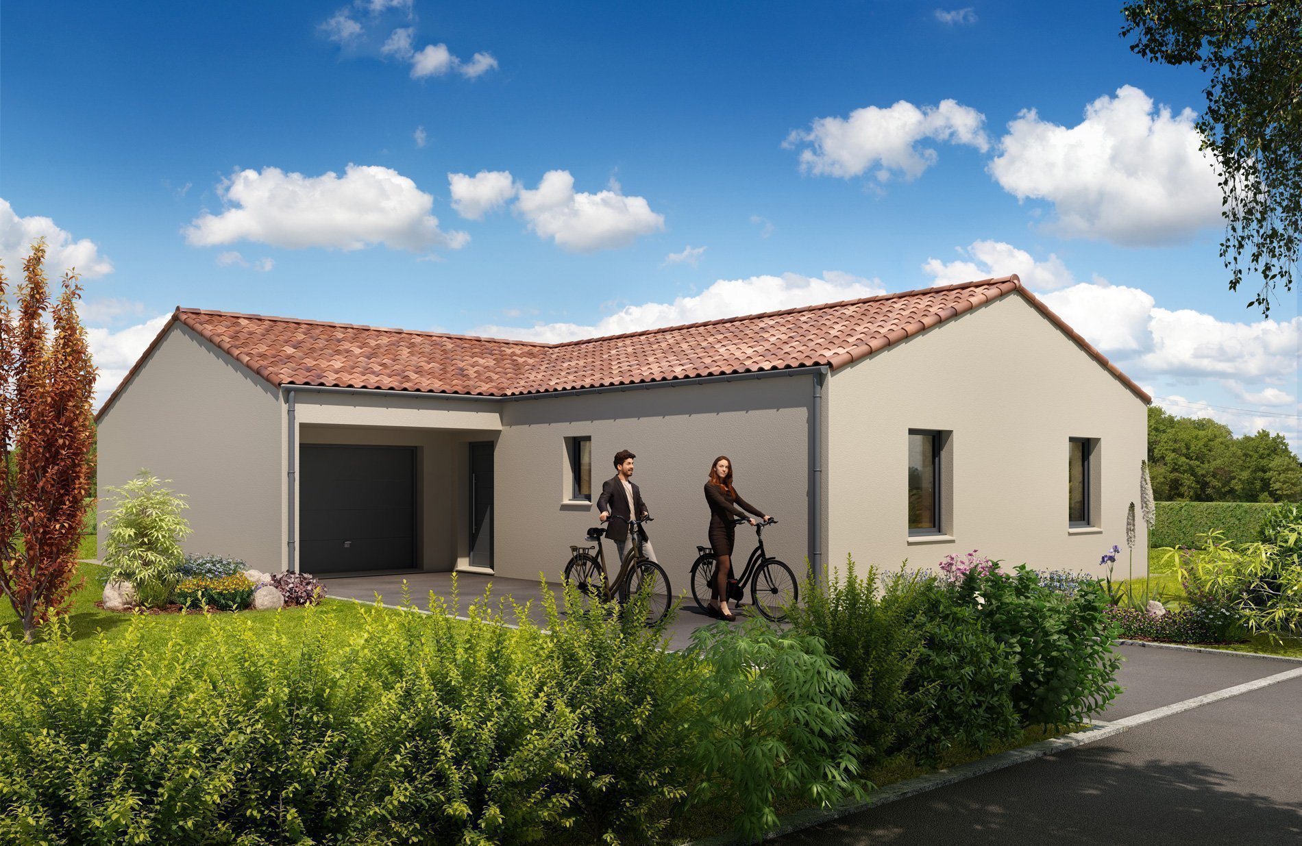 Construction de maison en Vendée - Modèle T4 Topaze de Vendée Habitat