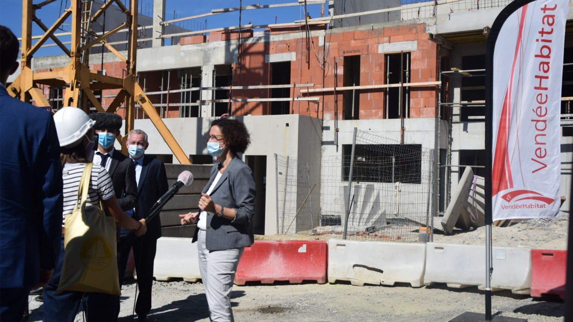 Ministre du Logement Emmanuelle Wargon en visite en Vendée