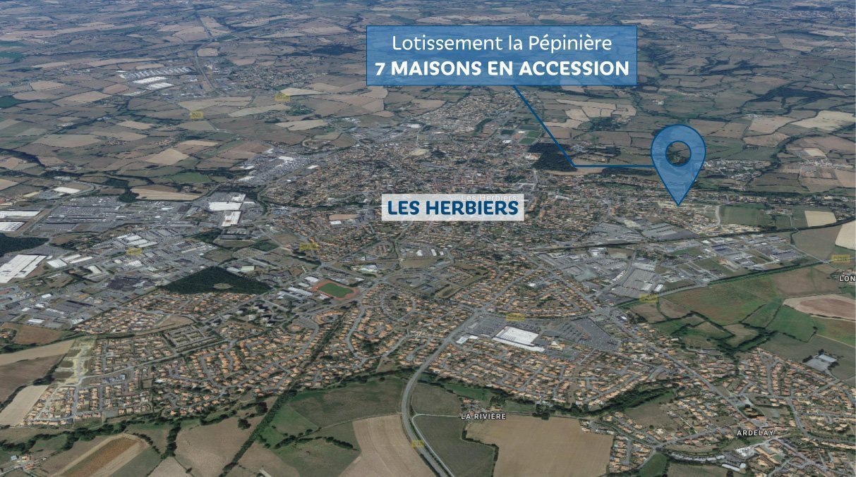 Logement aux Herbiers - programme d'accession à la propriété avec Vendée Habitat