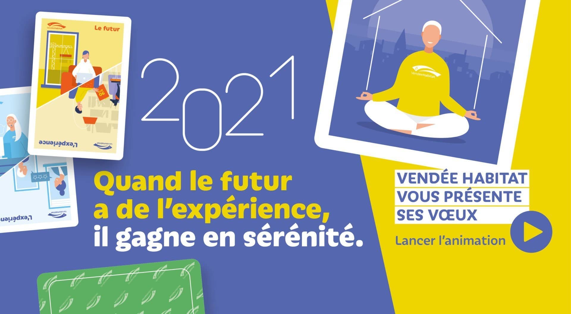 Toute l'équipe de Vendée Habitat vous souhaite une excellente année 2021