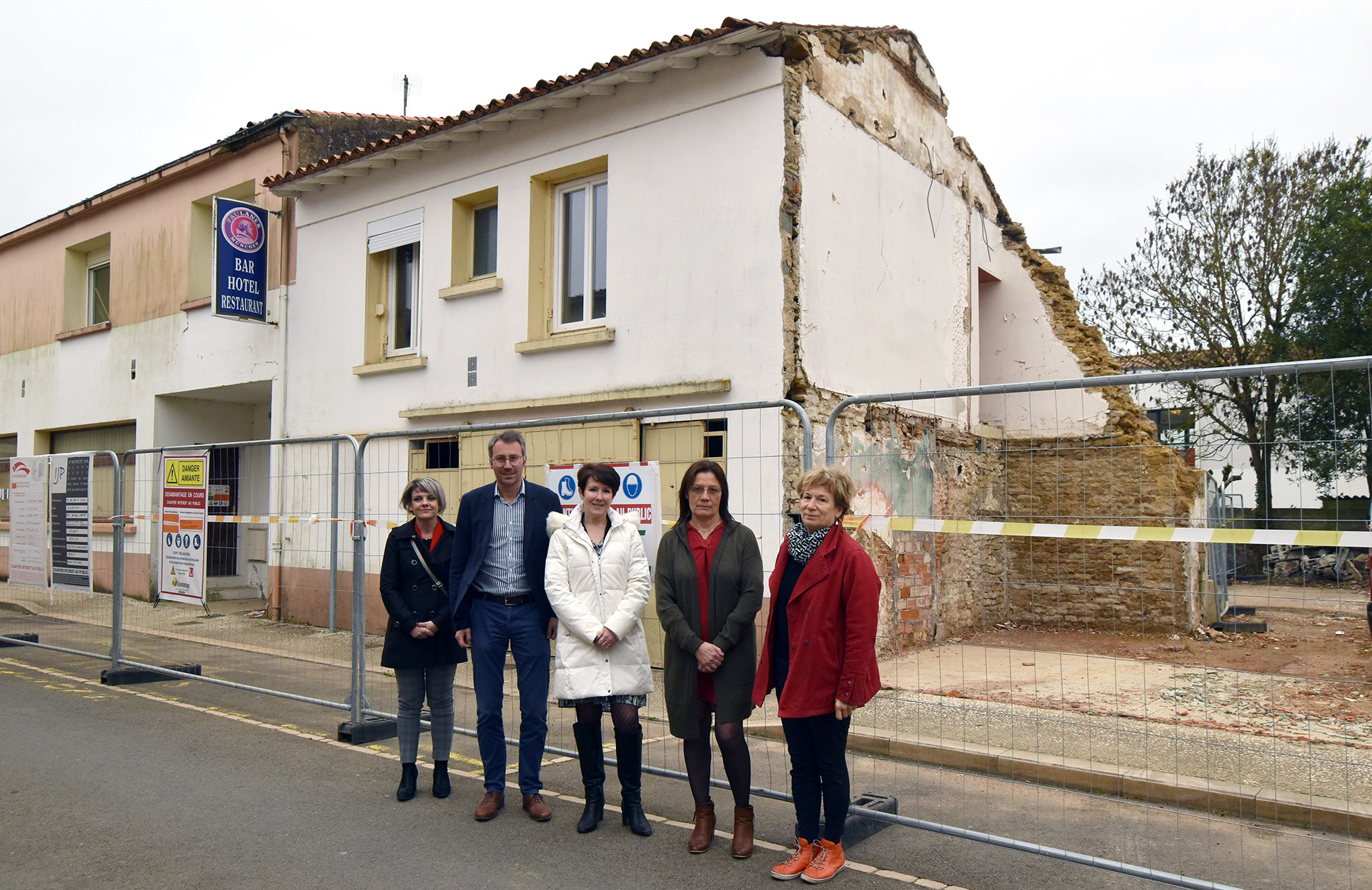 Conférence de presse à Talmont Saint Hilaire