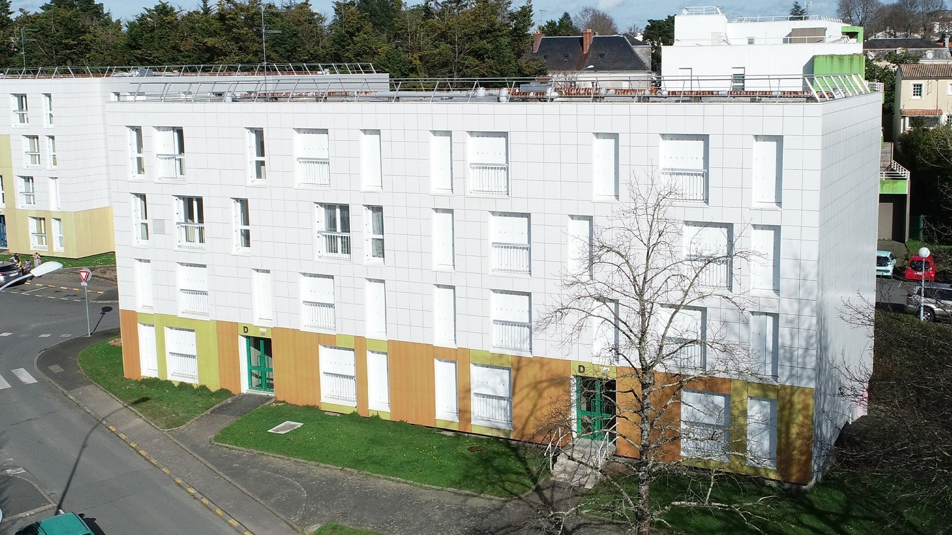 démolition bâtiment D La Vigne aux Roses