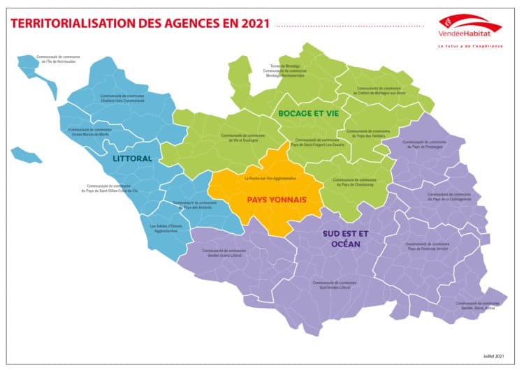 Carte des agences 2021