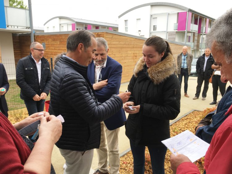 Remise de clés des nouveaux logements du Chaintreau à Mortagne sur Sèvre