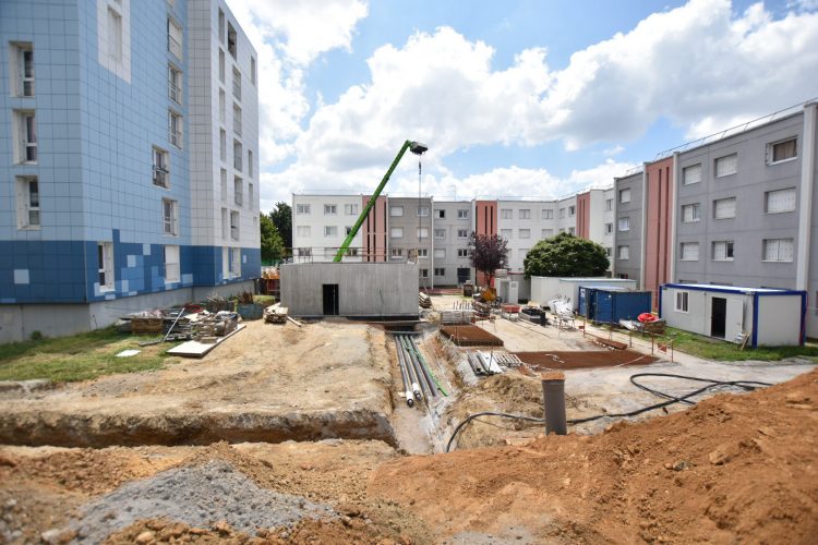 La nouvelle chaufferie de la Vigne aux Roses à La Roche-sur-Yon