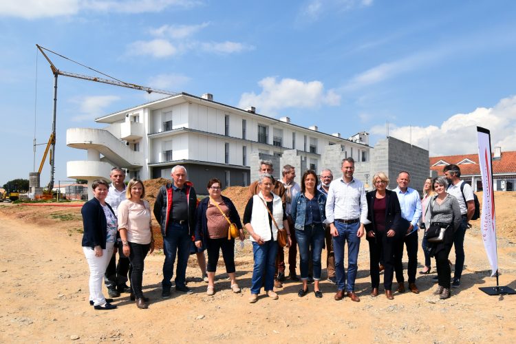 Visite de chantier de l'EHPAD Le Havre du Payré à Talmont Saint Hilaire