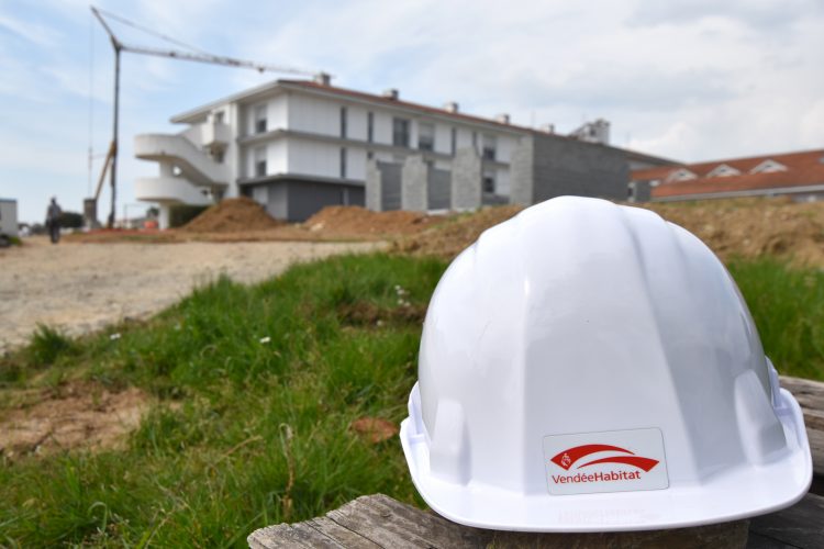 Visite de chantier de l'extension réhabilitation, réalisée par Vendée Habitat sur l'EHPAD de Talmont Saint Hilaire