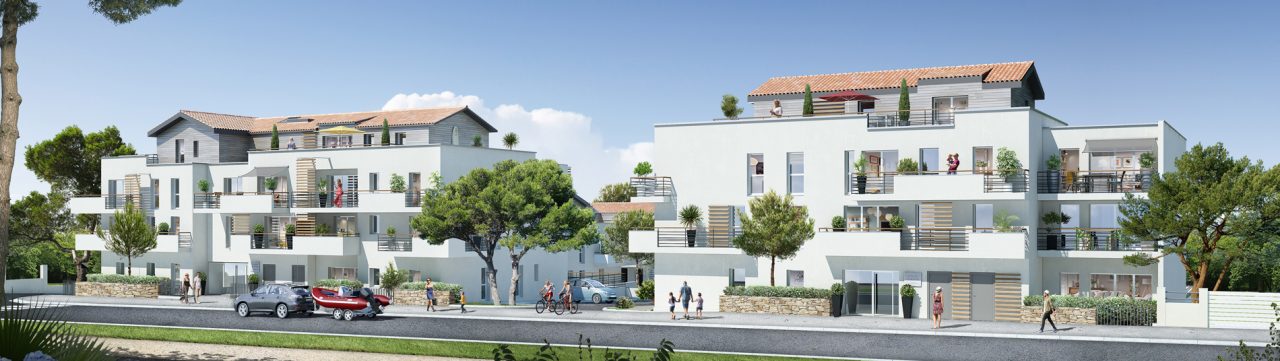 4 appartements en accession, résidence Les Allées de la Plage, aux Sables d'Olonne