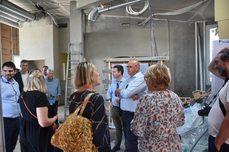 Visite de chantier du Secteur Pierrot Martin en mutation à Montaigu-Vendée