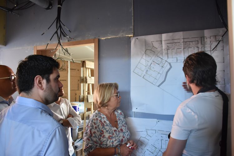 Visite de chantier du Secteur Pierrot Martin en mutation à Montaigu-Vendée