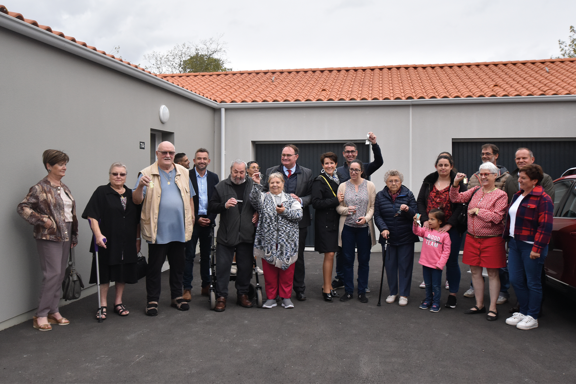 Remise de clés à La Chaize le Vicomte