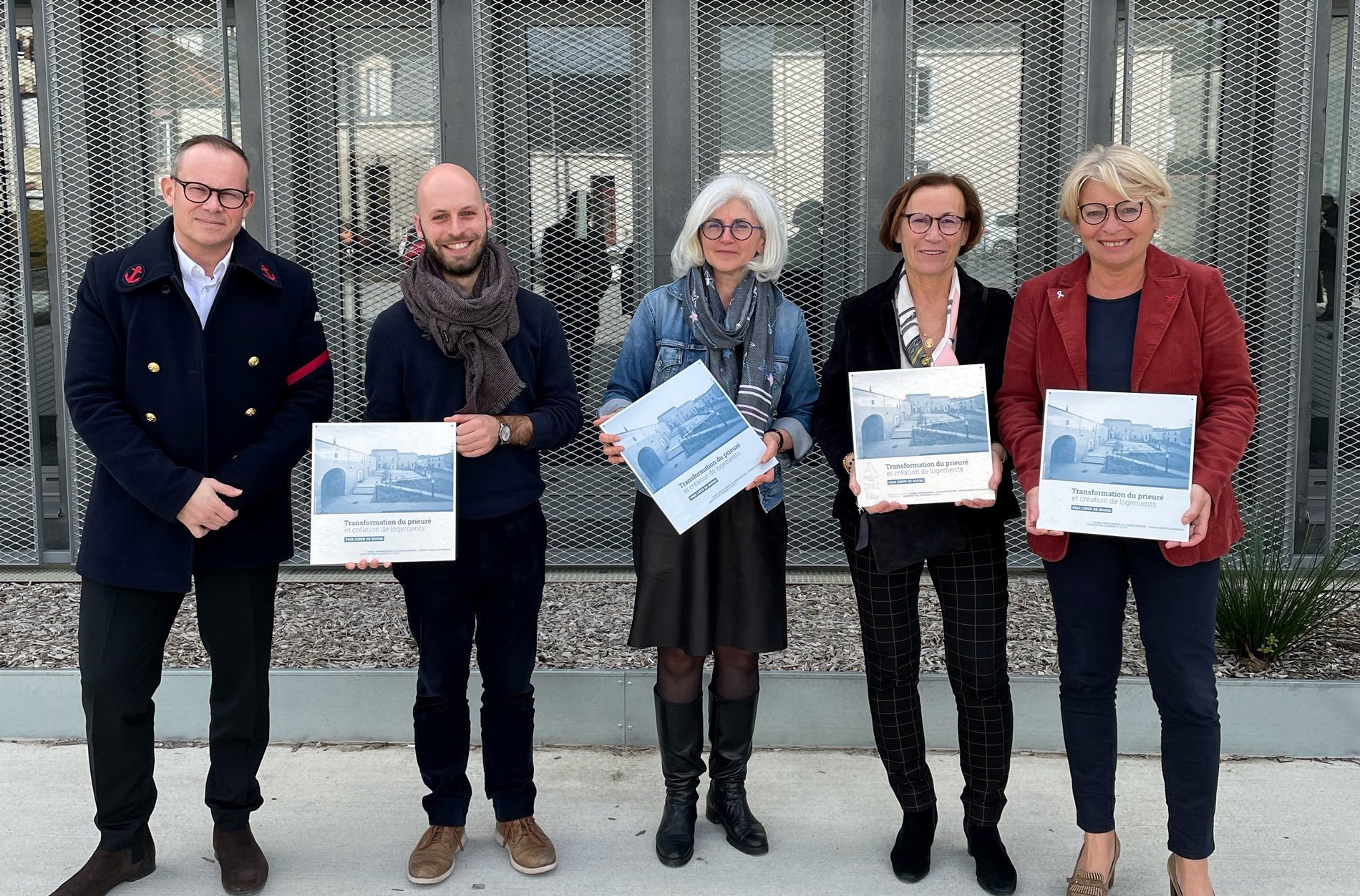 Vendée Habitat reçoit le prix Cœur de bourg dans le cadre d'Aperçus, prix organisé par le CAUE de la Vendée
