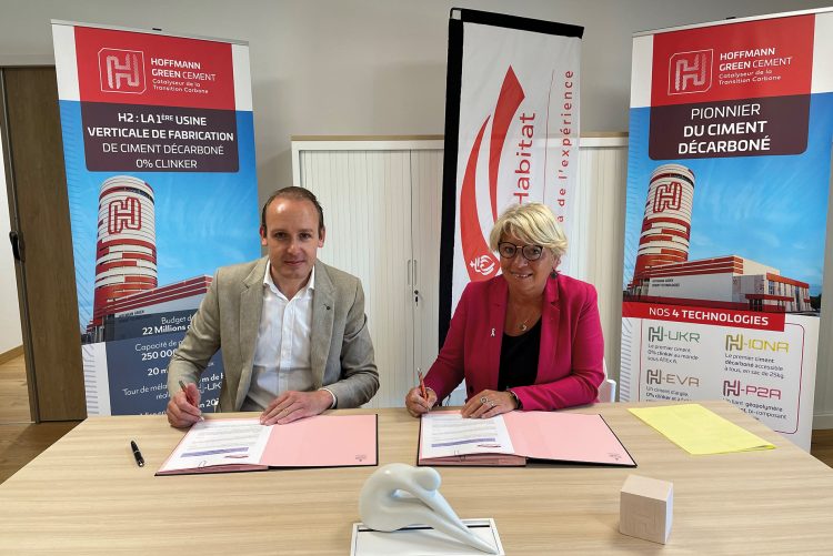 Signature de la convention entre Hoffmann Green et Vendée Habitat