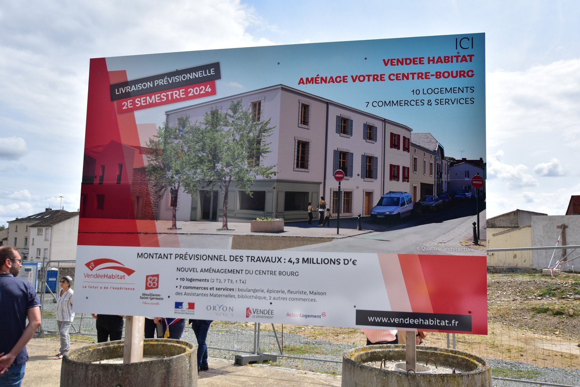 MouilleronSaintGermain le renouveau du centrebourg Vendée Habitat