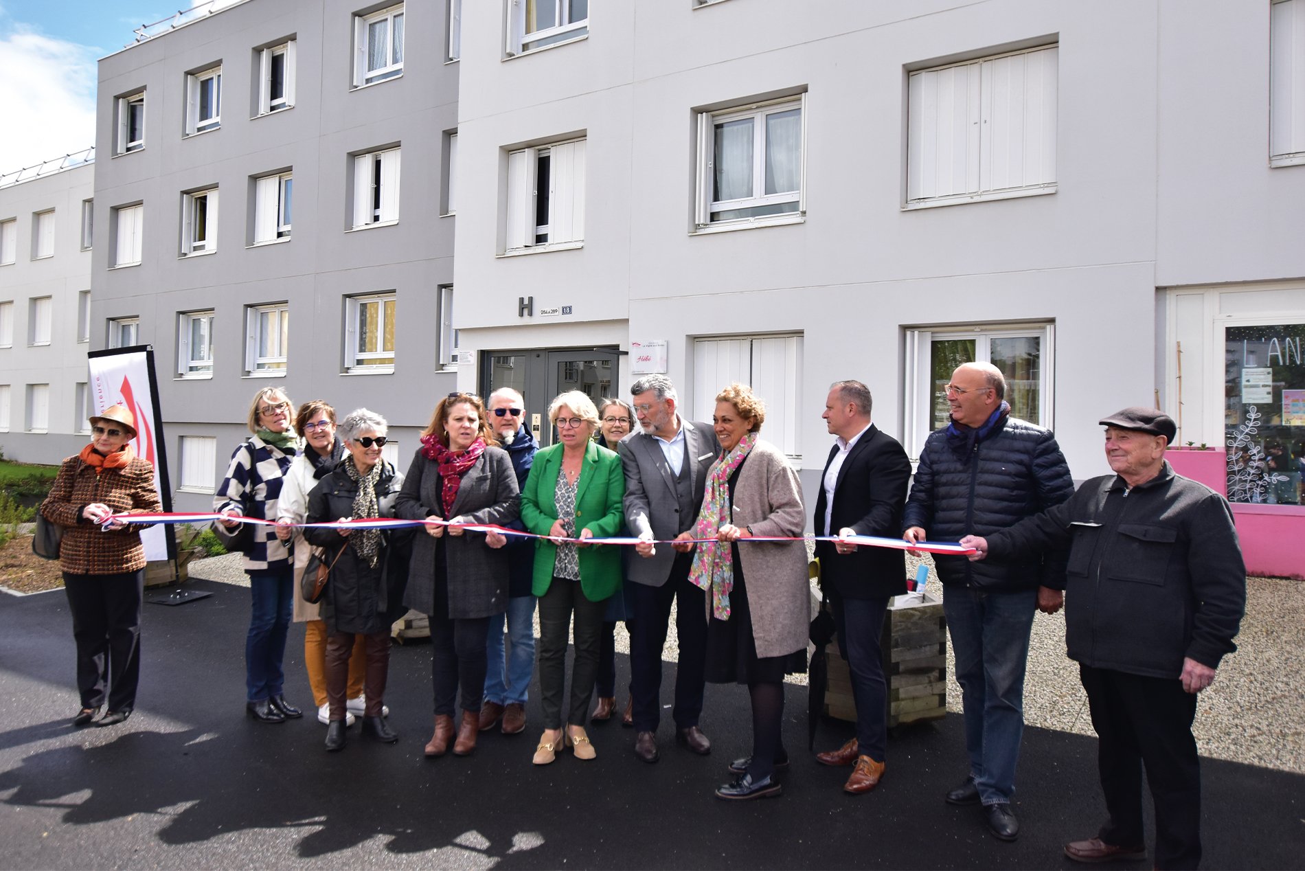 Inauguration réhabilitation La Vigne aux Roses