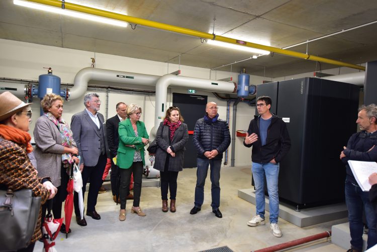 Inauguration réhabilitation La Vigne aux Roses - chaufferie