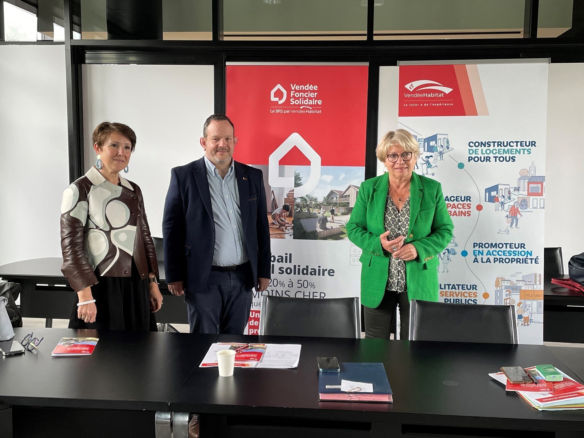Conférence de presse Vendée Foncier Solidaire - Vendée Habitat