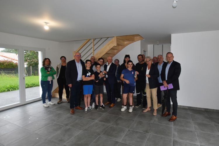Remise de clés à Chauché avec Vendée Habitat