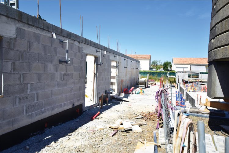 Chantier 21 logements, Bellevigny