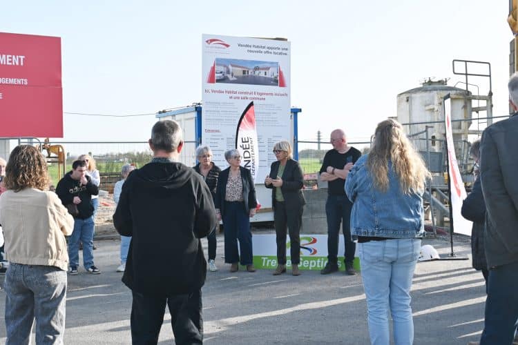 Treize-Septiers - Pose de la première pierre - Habitat Inclusif