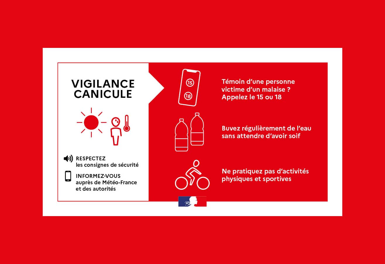 Vigilance rouge canicule, les services de Vendée Habitat s'adaptent